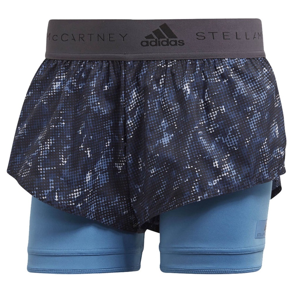 NWOT adidas By Stella McCartney Run Two-In-One Printed Short